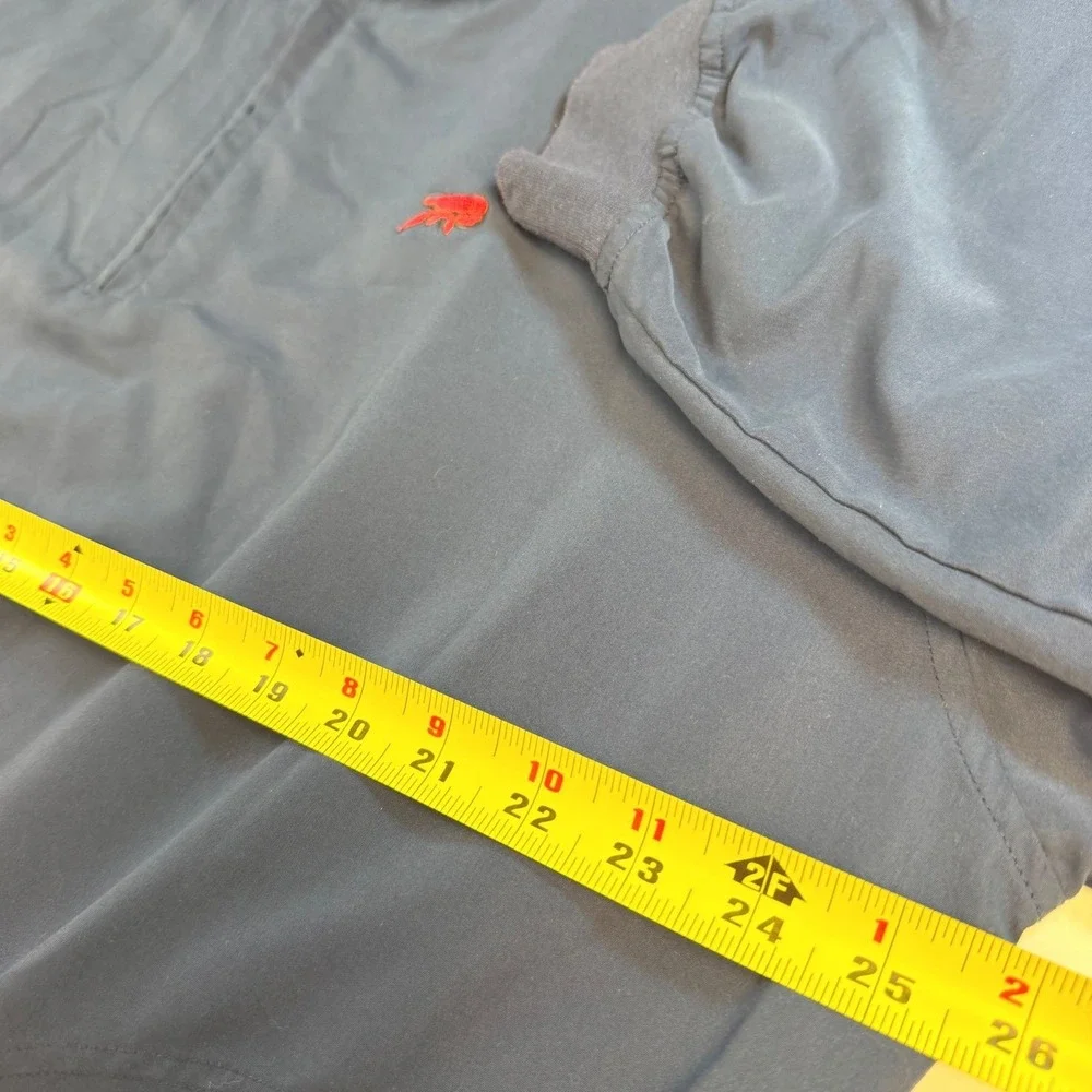 Perlis Performance Pullover Mens‎ L Navy Blue Quarter Zip Long Sleeve NOTE